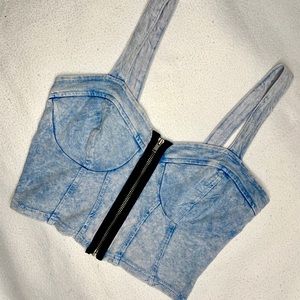 TOPSHOP ‘Denim’ Bralette